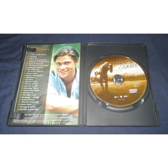 Legends of the Fall (DVD, 2000) - Picture 2 of 3